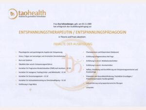Yoga-Zertifikat, Eva Schneeberger, Kreismagie