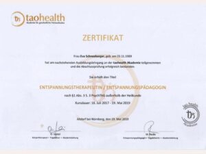Yoga-Zertifikat, Eva Schneeberger, Kreismagie